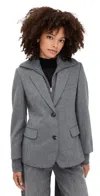 Rag & Bone Frank Boyfriend Blazer Grey In Gray