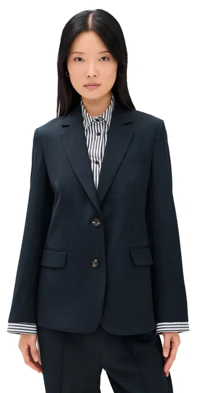 Rag & Bone Frank Poplin Combo Blazer In Salute