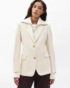Rag & Bone Frank Mixed-media Blazer In Neutral