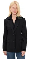 Rag & Bone Frank Ponte Blazer In Black