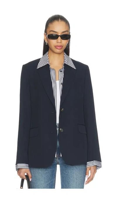 RAG & BONE FRANK POPLIN COMBO BLAZER