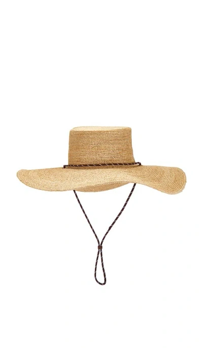 Rag & Bone Frankie Boater Hat In Sand