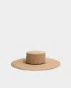 Rag & Bone Frankie Raffia Boater Hat