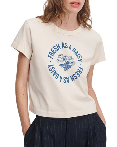 Rag & Bone Fresh As A Daisy Kelly Cotton Perfect Tee In Multi