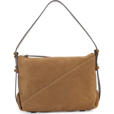 Rag & Bone Fulton Suede Shouldr Bag In Brown