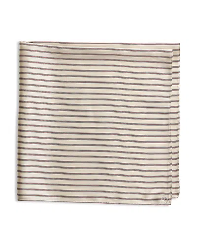 Rag & Bone Gail Striped Silk Scarf In Neutral