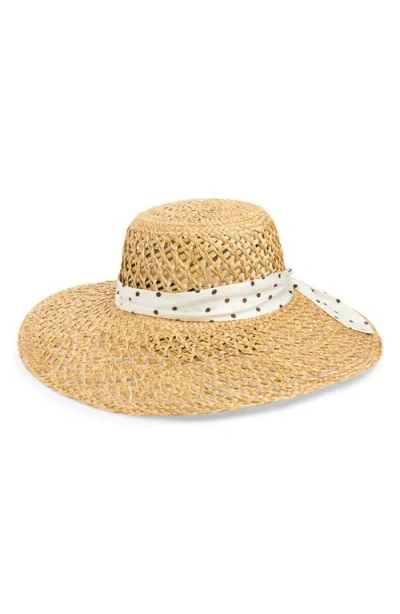 Rag & Bone Garden Straw Hat In Blue