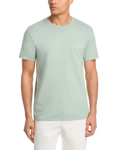 Rag & Bone Garment Dye Classic Pocket T-shirt In Green