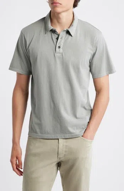 Rag & Bone Garment Dye Polo In Gray