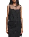 Rag & Bone Geena Embellished Tank In Multi