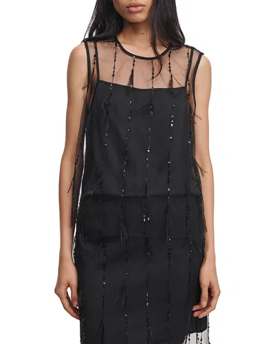 Rag & Bone Geena Embellished Tank In Multi