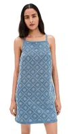 Rag & Bone Gentry Embellished Denim Dress Bl Em