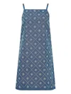 Rag & Bone Gentry Embellished Denim Dress Bl Em In Blue
