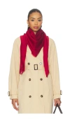 Rag & Bone Geo Dagger Scarf In Red