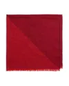 Rag & Bone Geo Dagger Wool Blend Square Scarf In Red