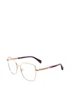 Rag & Bone Women's 53mm Red Gold Opticals In Gold