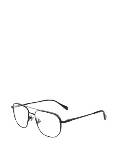 Rag & Bone Geometric-frame Glasses In Black