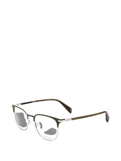 Rag & Bone Geometric-frame Glasses In Green
