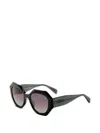 Rag & Bone Geometric-frame Sunglasses In Green