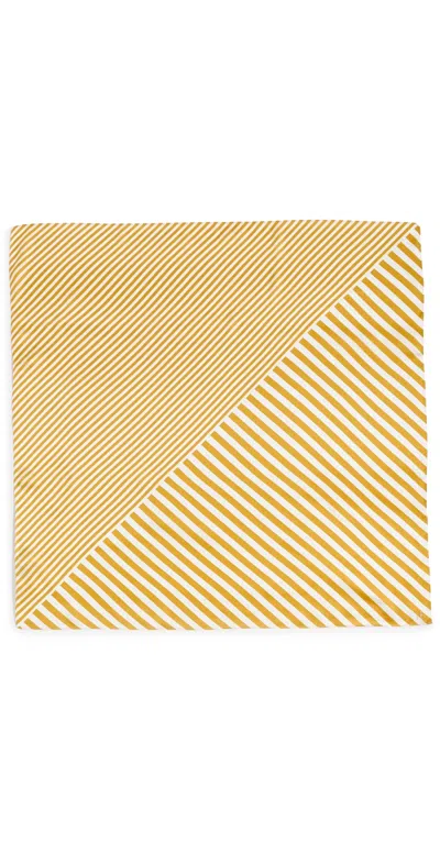 Rag & Bone Gia Scarf Gold Stripe