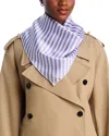 Rag & Bone Gia Silk Square Scarf In Purple