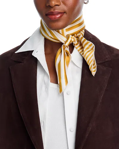 Rag & Bone Gia Silk Scarf In Neutral