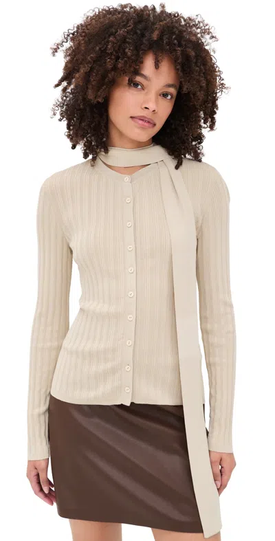Rag & Bone Gianna Cardigan Beige In Neutral