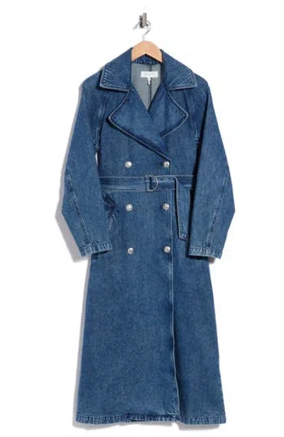 Rag & Bone Ginny Denim Trench Coat In Grady