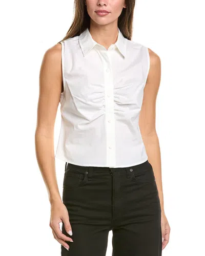 Rag & Bone Ginny Poplin Shirt In White