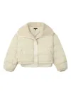 Rag & Bone Gloria Button Puffer Jacket In Gold