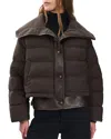 Rag & Bone Gloria Puffer Jacket In Brown