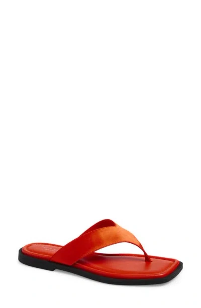 Rag & Bone Gracie Flip Flop In Red