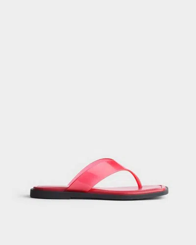 Rag & Bone Gracie Jelly Flat Thong Sandals In Multi