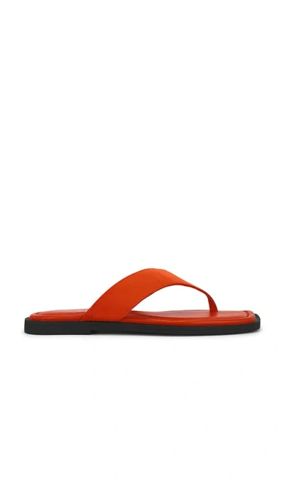 Rag & Bone Gracie Thong Sandal In Red