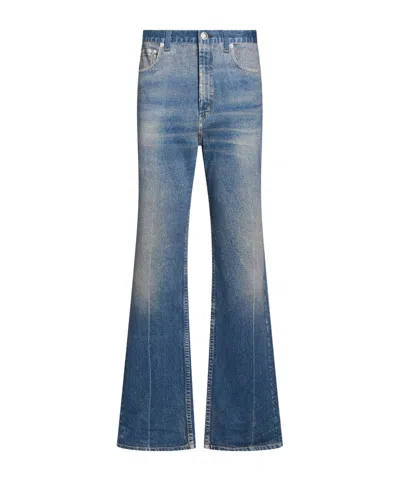 Rag & Bone Gradient Straight-leg Trousers In Blue