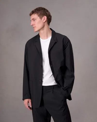 Rag & Bone Gramercy Cotton Blazer In Black