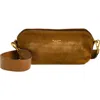 Rag & Bone Gramercy Genuine Suede Crossbody Bag In Brown
