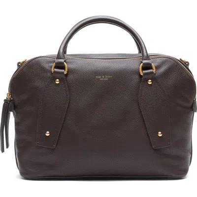 Rag & Bone Gramercy Medium Satchel Bag In Chocolate