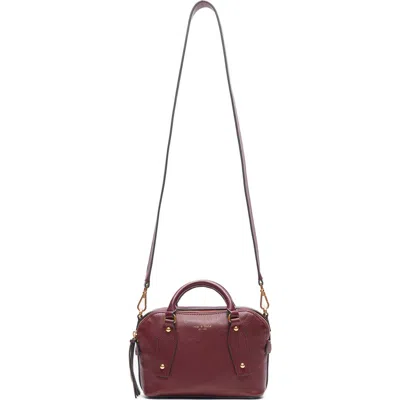 Rag & Bone Gramercy Small Satchel Bag In Garnet