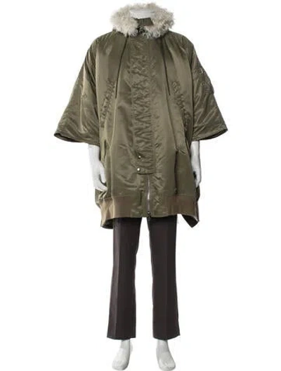 Pre-owned Rag & Bone Graphic Print Parka W/ Tags In Green