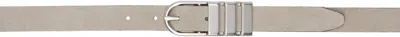 Rag & Bone Gray Porto Belt In Stngrysd