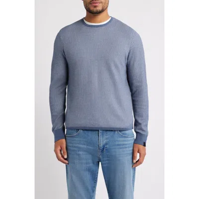 Rag & Bone Gregory Crewneck Sweater In Blue