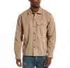 Rag & Bone Greige Long Sleeve Stanton Shirt Jacket In Beige In Neutral