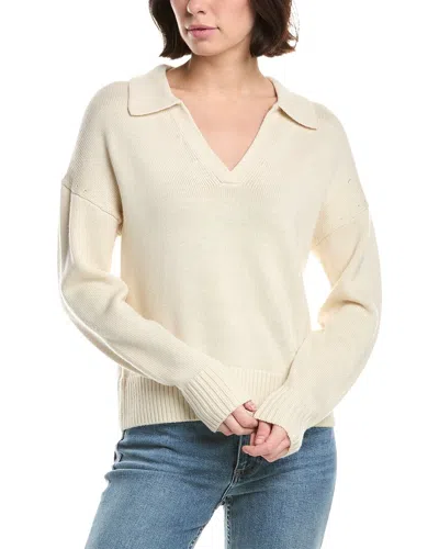 Rag & Bone Gretchin Wool-blend Polo Sweater In Brown