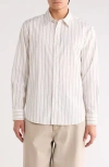 Rag & Bone Griffin Stripe Button-up Shirt In Multi