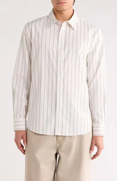 Rag & Bone Griffin Stripe Button-up Shirt In Multi