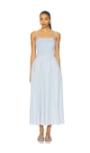 Rag & Bone Leilah Stripe Poplin Maxi Dress