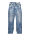 Rag & Bone Harlow Ankle Straight Jeans In Blue