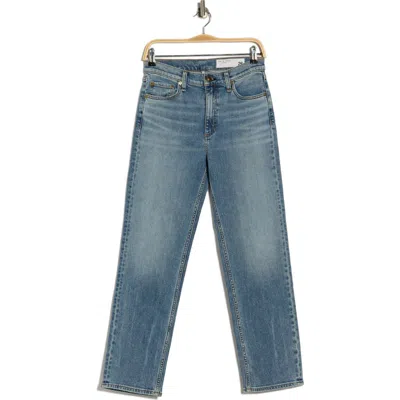 Rag & Bone Harlow Ankle Straight Leg Jeans In Blue