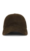 Rag & Bone Harlow Cotton Corduroy Baseball Cap In Brown